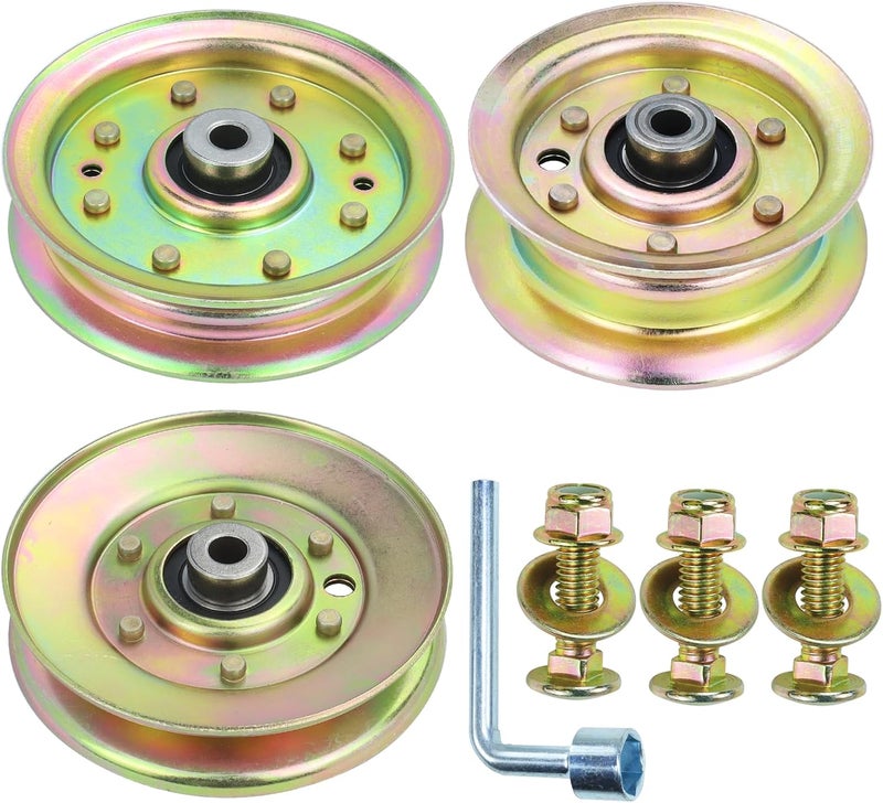 LANEAGLE 532177968 Idler Pulley with 596481401 Pulley 532193195 Pulley Replaces 177968 Pulley 193197 Husqvarna 532193197 Husqvarna 532175820 175820 Pulley Craftsman Idler Pulley 175820 - Image 1